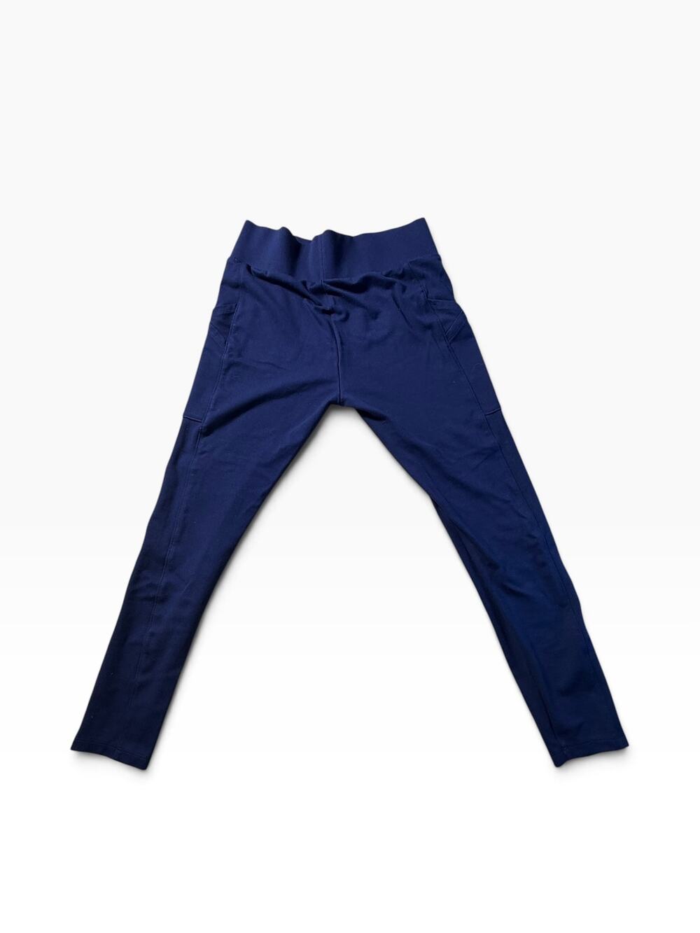 Lou & Grey Women’s Medium Navy Blue Pull-On Skinny Pants Leggings Pockets